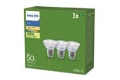 LED-lyspære - Philips LED-lyspære Ultra Efficient 2,1W/827 (50W) 36° 3-pack GU10 - 929003634693