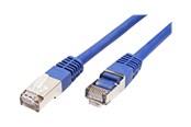 Nettverkskabel - Roline VALUE patch cable - 50 cm - blue - Blå - 0.5m - 21.99.1324