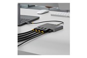 Dokkingstasjon - StarTech.com Startech - docking station - USB-C / Displayport - 4 x DP - TAA Compliant - QUAD-USB-DP-ADAPT