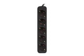 Strømkabel (ekstern) - Lanberg - power strip - 2500 watt - PS0-05F-0300-BK