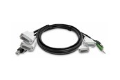 KVM-kabel - StarTech.com StarTech - keyboard / video / mouse (KVM) cable - TAA Compliant - 3 m - SK2DVMMKVM10-TAA
