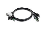 Skjermkabel - StarTech.com Startech adapter cable - TAA Compliant - 1.8 m - SKDVI2HDDP06MMKVM06T