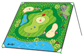 Utendørsleker - Stanlord Golf set - 6951537