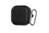 Mobil - Deksel og etui - Tech-Protect Silicone Hook Case for Samsung Galaxy Buds 4 / 4 Pro - Black - 5906302392865