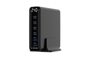 Mobil - Adaptere og ladere - Gembird 6-port 240 W GaN USB fast charger black - TA-UC-2A4C-PD240-01-BK