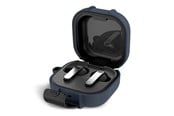 Mobil - Deksel og etui - Tech-Protect Slim Hook Case for Samsung Galaxy Buds 4 / 4 Pro - Navy Blue - 5906302392964