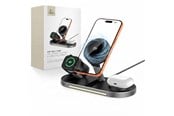 Mobil - Adaptere og ladere - Tech-Protect A51 MagSafe 3in1 25W QI2.2 Wireless Charger - Black - 5906302392988