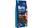 Hund - Brit Premium by Nature Sensitive Lamb with rice - dry dog food - 15 kg - 8595602526642