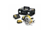 Sirkelsag - Dewalt DCS570P2-QW Portable Circular Saw 18.4 cm yellow 5500 rpm. - DCS570P2-QW