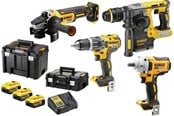 Verktøy - Dewalt DCK428P3T-QW 10-piece power tool set - DCK428P3T-QW