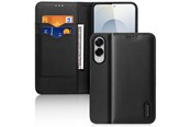 Mobil - Deksel og etui - Dux Ducis Hivo Case for Samsung Galaxy S25 Edge with Flip and RFID Protection - Black - 6971824157840