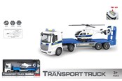 Leketøysbil - Masen Transportbil m/lys lyd & helikopter - 22106