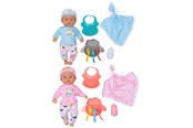 Dukker & Tilbehør - Micki Baby dukker Max & Mia 33 cm m/16 dele - 18333