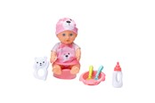 Dukker & Tilbehør - Micki Baby Pige Ella 28 cm m/7 dele - 18331