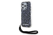 Mobil - Deksel og etui - Karl Lagerfeld Zebra With Cord iPhone 15 Pro Max Case - Purple - 3666339287436
