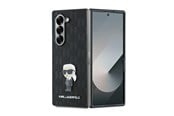 Mobil - Deksel og etui - Karl Lagerfeld Saffiano Ikonik Pin Case for Samsung Galaxy Z Fold 6 - Black - 3666339322588