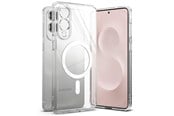 Mobil - Deksel og etui - Ringke Fusion Magnetic MagSafe Case for Samsung Galaxy S25 Edge - Transparent - 8800293854333