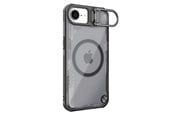 Mobil - Deksel og etui - Nillkin Iceblade Prop Magnetic Case with Stand for iPhone 16e / 17e - Black - 6902048296381