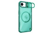 Mobil - Deksel og etui - Nillkin Iceblade Prop Magnetic Case with Stand for iPhone 16e / 17e - Green - 6902048296398