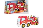 Leketøysbil - Teamsterz Tiny Push & Go Fire Transporte - 1425086