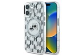 Mobil - Deksel og etui - Karl Lagerfeld IML Monogram Karl & Choupette Head MagSafe iPhone 16 Case - Clear - 3666339318482