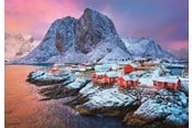 Puslespill - Clementoni Puslespil HQC Hamnøy Village 500 brikker Gulv - 35144