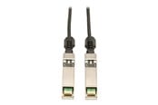 Nettverkskabel - Tripp Lite Eaton Series SFP+ 10GBASE-CU Passive Twinax Copper Cable SFP-H10GB-CU50CM Compatible Black 20-in. (50.8 cm) - Svart - N280-20N-BK