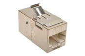 Nettverkskabel - Tripp Lite Eaton Series Cat6 Straight Through Modular Shielded In-line Snap-in Coupler (RJ45 F/F) TAA - Sølv - N235-001-SH-6A