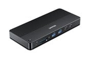 Dokkingstasjon - Unitek - docking station - USB-C - 2 x HDMI DP - 1GbE 2.5GbE - D1104A01