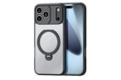 Mobil - Deksel og etui - Dux Ducis Aimo Mag Case with Magnetic Ring and Stand for iPhone 17 Pro - Black - 6971824153361