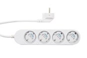Smarthus - Shelly Power Strip Gen4 White - WiFi- og Zigbee-smartstrømskinne - Shelly_PS4_Gen4_w