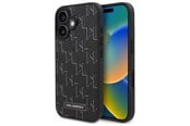Mobil - Deksel og etui - Karl Lagerfeld Hot Stamp Magsafe iPhone 16 Plus Case - Black - 3666339318536