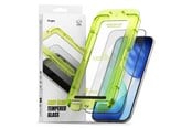 Mobil - Beskyttelsesglass - Ringke Easy Slide 2-pack Tempered Glass for iPhone 17 Air - Black - 8800328812314