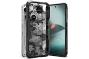 Mobil - Deksel og etui - Ringke Fusion X Case for Nothing Phone 3 - Grey and Black - 8800293859291