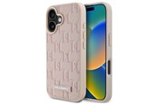 Mobil - Deksel og etui - Karl Lagerfeld Hot Stamp Magsafe iPhone 16 Case - Pink - 3666339318604