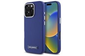 Mobil - Deksel og etui - Karl Lagerfeld FW Metal Plate MagSafe iPhone 16 Pro Case - Blue - 3666339318987