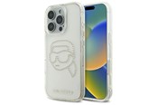 Mobil - Deksel og etui - Karl Lagerfeld KLHCP16XHKHDCELT iPhone 16 Pro Max 6.9" transparent hardcase IML Rhinestones Karl Head - 3666339352219