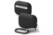Mobil - Deksel og etui - Ringke Silicone Case for AirPods Pro 3 - Black - 8800293859406