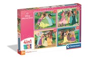 Puslespill - Clementoni Puzzle 4in1 Disney Princess (12 16 20 24 pieces) Gulv - 21746