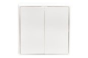 Smarthus - Shelly BLU Wall switch 4 ZB (Stand Alone) - Bluetooth- og Zigbee-batteridrevet veggbryter for utenpåliggende montering - Shelly_B_ZB_WS_4_SA