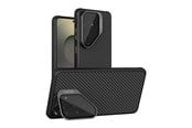 Mobil - Deksel og etui - Nillkin CarboProp Magnetic Case with Camera Cover and Stand MagSafe Compatible for Samsung S26 Ultra - Black - 6902048307537