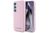 Mobil - Deksel og etui - Karl Lagerfeld Saffiano Full Wrapped Elongated Metal Logo MagSafe Case for Samsung Galaxy S25+ - Pink - 3666339450274