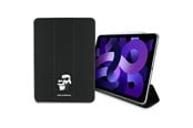 Nettbrett - Deksler og etui - Karl Lagerfeld Saffiano Magnetic Karl & Choupette iPad Air 11" 2024 Book Cover Case - Black - 3666339388041