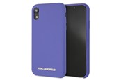Mobil - Deksel og etui - Karl Lagerfeld Silicone iPhone Xr Case - Purple - 3700740435557
