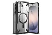 Mobil - Deksel og etui - Ringke Fusion X Magnetic MagSafe Case for Samsung Galaxy S26+ - Clear Black - 8800328815186