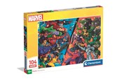 Puslespill - Clementoni Puzzle Super Marvel Heroes Vs Villains 104 pieces Gulv - 25059