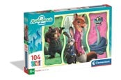 Puslespill - Clementoni Puzzle Zootopia 2 2025 104 pieces Gulv - 25081