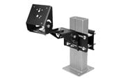 Veggmontering, AV-braketter & AV-møbler - Gamber-Johnson LLC Gamber-Johnson Dual Clam Shell with Arm and Large Plate mounting kit - black powder coat - Max - recommended for - 7160-0421