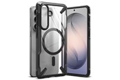 Mobil - Deksel og etui - Ringke Fusion X Magnetic MagSafe Case for Samsung Galaxy S26 - Clear and Black - 8800328815643