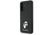Mobil - Deksel og etui - Karl Lagerfeld Saffiano Case w/ K&C Metal Logo for Samsung Galaxy A56 - Black - 3666339454500